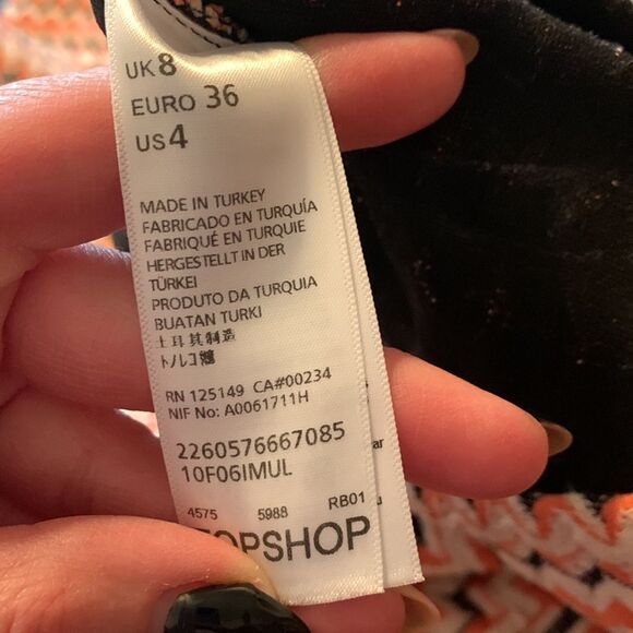 TopShop Chevron Bodycon Dress - Picture 5 of 6